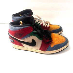 Air Jordan 1 Mid Fearless blue the great sneaker shoes